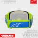 Masque "VISION 5" BLAZE | BLEU/FLUO | ALPINESTARS