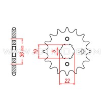 Pignon de transmission