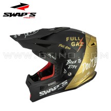 Casque Cross FULL GAZ - SWAP'S BLUR S818