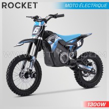DIRT BIKE ENFANT ÉLECTRIQUE | HIRO ROCKET 1300W | BLEU