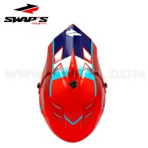 Casque Cross "RED Mission" Rock'it - SWAP'S S886