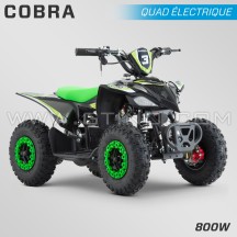 QUAD ENFANT ÉLECTRIQUE | HIRO COBRA 800W | VERT