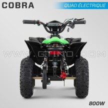 QUAD ENFANT ÉLECTRIQUE | HIRO COBRA 800W | VERT