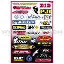 Planche Stickers - StreetBike Sponsor Logos