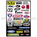 Planche Stickers - StreetBike Sponsor Logos