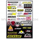 Planche Stickers - StreetBike Sponsor Logos