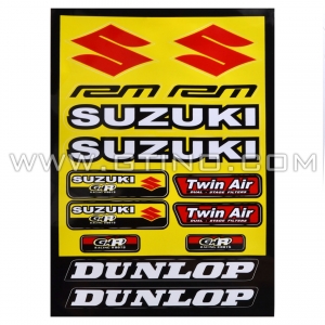 Planche Stickers A4 - SUZUKI