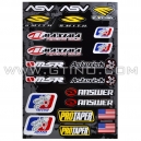 Planche Stickers - StreetBike Sponsor Logos