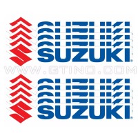 Pack 10 stickers | SUZUKI - 15 cm