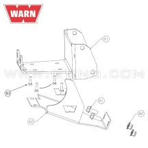 Kit de montage treuil - YXZ 1000R | WARN