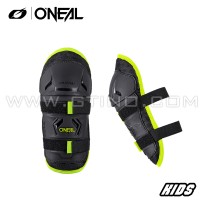 Genouillères PEEWEE - O'NEAL | NOIR & FLUO (ENFANT)