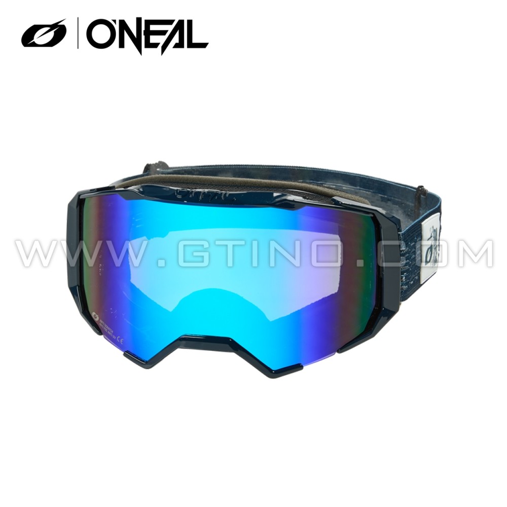 Masque de cross B-22 STATIC "OCEAN BLUE" | O'NEAL