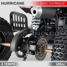 QUAD ENFANT 125cc | HIRO HURRICANE 4T | ROUGE