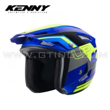 Casque de TRIAL | UP - BLUE NEON YELLOW by KENNY
