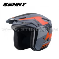 Casque de TRIAL | UP - GREY ORANGE by KENNY