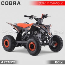 QUAD ENFANT 110cc | HIRO COBRA 4T | ORANGE