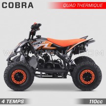 QUAD ENFANT 110cc | HIRO COBRA 4T | ORANGE