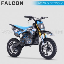 POCKET CROSS ENFANT ÉLECTRIQUE | HIRO FALCON 550W | BLEU