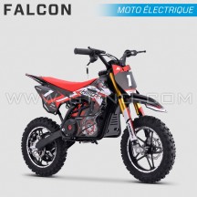 POCKET CROSS ENFANT ÉLECTRIQUE | HIRO FALCON 550W | ROUGE