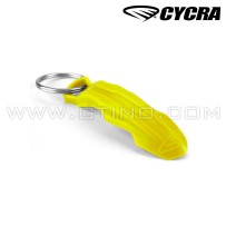 Porte clé "garde-boue" JAUNE - CYCRA 
