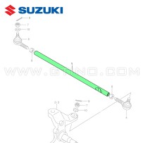 Barre de direction - SUZUKI LTR 450