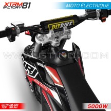 DIRT BIKE ENFANT ÉLECTRIQUE | XTRM NRJ 5000W | ROUGE