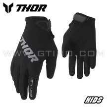 Gants RIDEMODE STATIC Black - THOR (ENFANT)