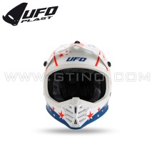 Casque Cross "KOREY BOY" - Blue / White - UFO