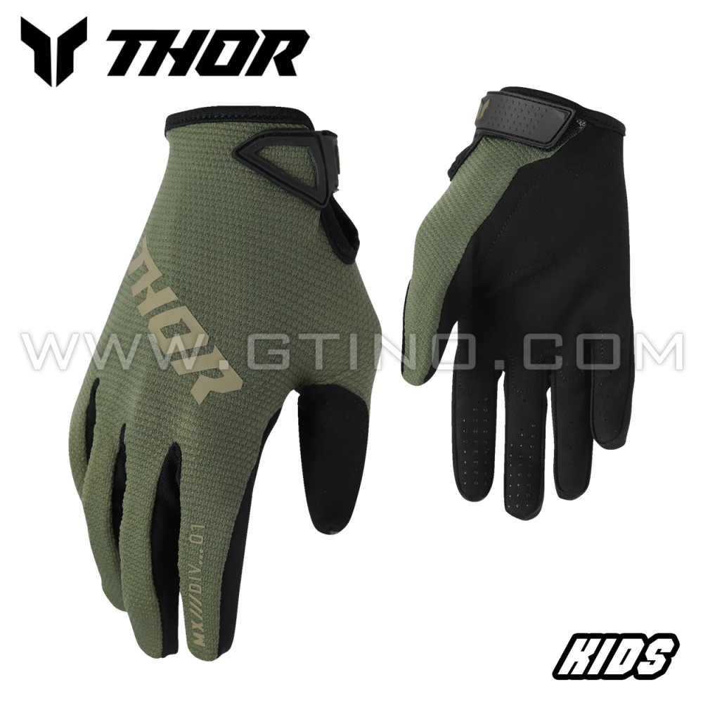 Gants RIDEMODE STATIC Camo - THOR (ENFANT)