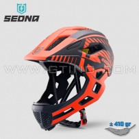Casque SPARK mentonnière amovible by SEDNA | ORANGE