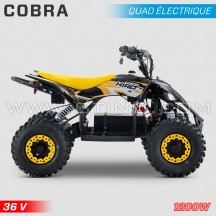 Elektrisches Kinderquad HIRO Cobra 1200W 36V gelb