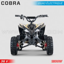 Quad enfant électrique HIRO Cobra 1200W 36V JAUNE