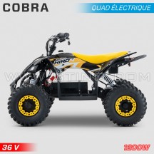 Elektrisches Kinderquad HIRO Cobra 1200W 36V gelb
