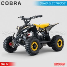 Electric kids quad HIRO Cobra 1200W 36V yellow