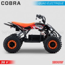 Elektrisches Kinderquad HIRO Cobra 1200W 36V orange