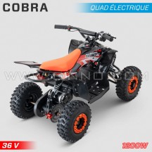 Electric kids quad HIRO Cobra 1200W 36V orange