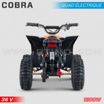 Quad enfant électrique HIRO Cobra 1200W 36V Orange