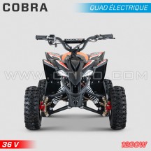 Quad enfant électrique HIRO Cobra 1200W 36V Orange