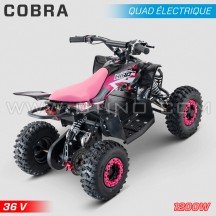 Electric kids quad HIRO Cobra 1200W 36V pink