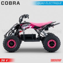 Elektrisches Kinderquad HIRO Cobra 1200W 36V rosa