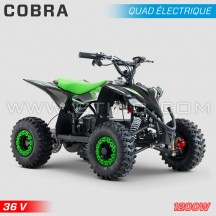 Elektrische kinderquad HIRO Cobra 1200W 36V groen