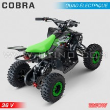 Quad enfant électrique HIRO Cobra 1200W 36V Vert