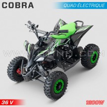 Elektrische kinderquad HIRO Cobra 1200W 36V groen