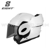 Modulaire helm EIGHT FLIPTECH parelwit