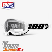 Crossbril 100% STRATA 2.0 Junior Wit