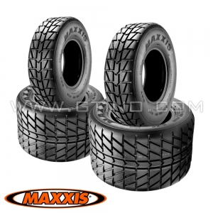 Pack 4 pneus route : 10" + 9" MAXXIS