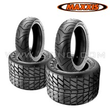 Pack 4 pneus route : M-6029 (130/70-10) + C-9273 (225/40-10)