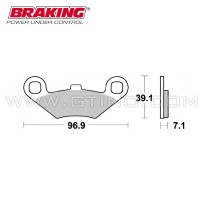 Plaquette de frein BRAKING Sintered