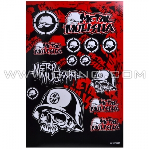 Planche Stickers A3 - METAL MULISHA