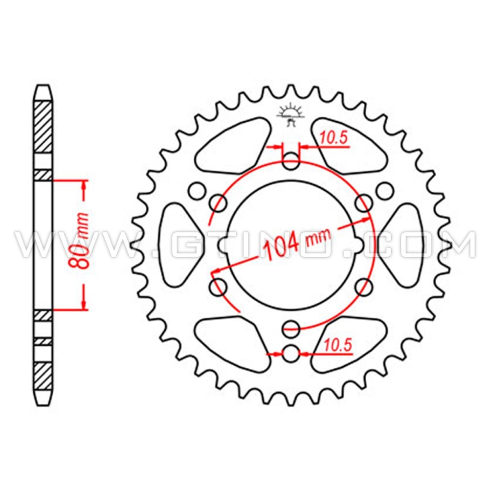 Couronne de transmission - JTR1478